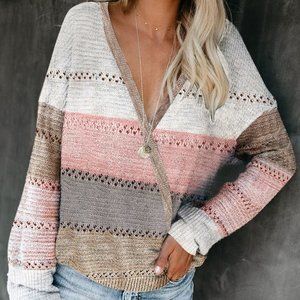 Neapolitan V-Neck Sweater